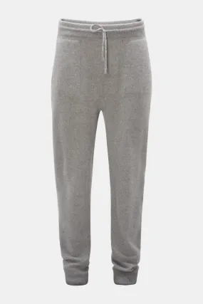 04651/ A TRIP IN A BAG cashmere jogger pants 'The cashmere Pant' grey