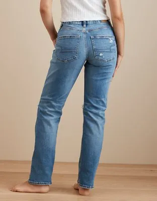 AE Stretch Curvy Ripped Straight Jean-