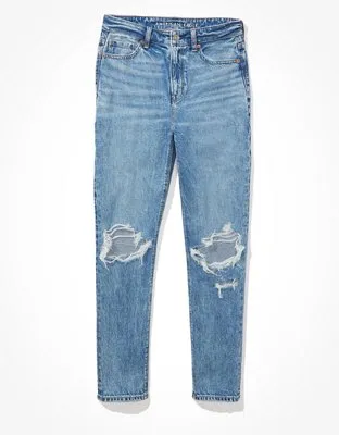 AE Strigid Ripped Mom Jean-