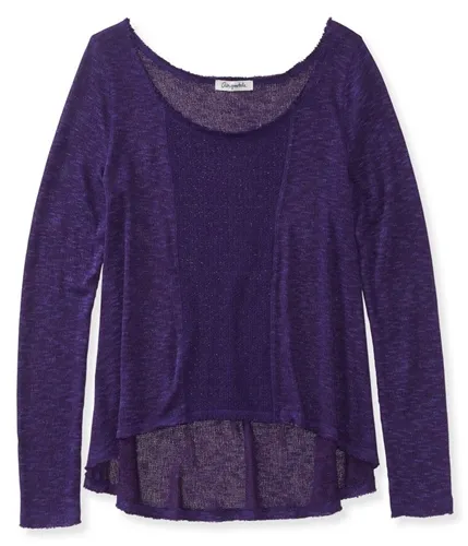 Aeropostale Womens Sheer Knit Sweater, TW1