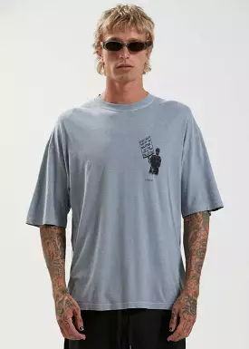 Afends Doom Future Hemp Oversized Tee Abyss