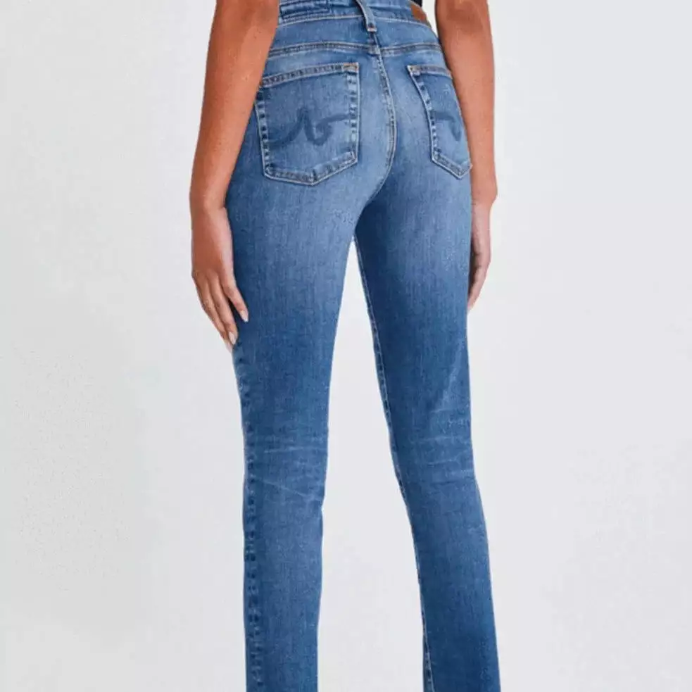 AG Mari High Rise Straight Jean (15 Years Shoreline)