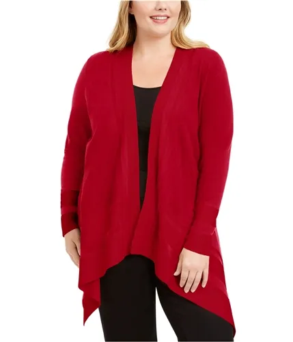 Anne Klein Womens Solid Cardigan Sweater, TW5