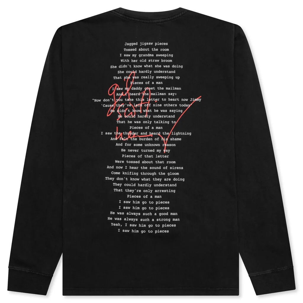 Awake NY x Gil Scott Heron L/S Tee - Charcoal