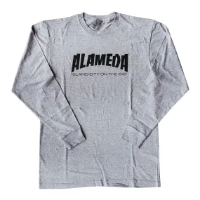 BACKFLOAT - ALAMEDA THRASHER UNISEX COTTON LONG SLEEVE TEE