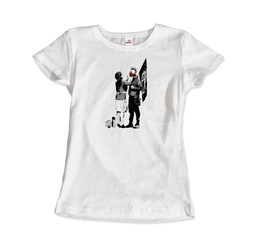 Banksy Anarchist Punk and His Mother Artwork T-Shirt