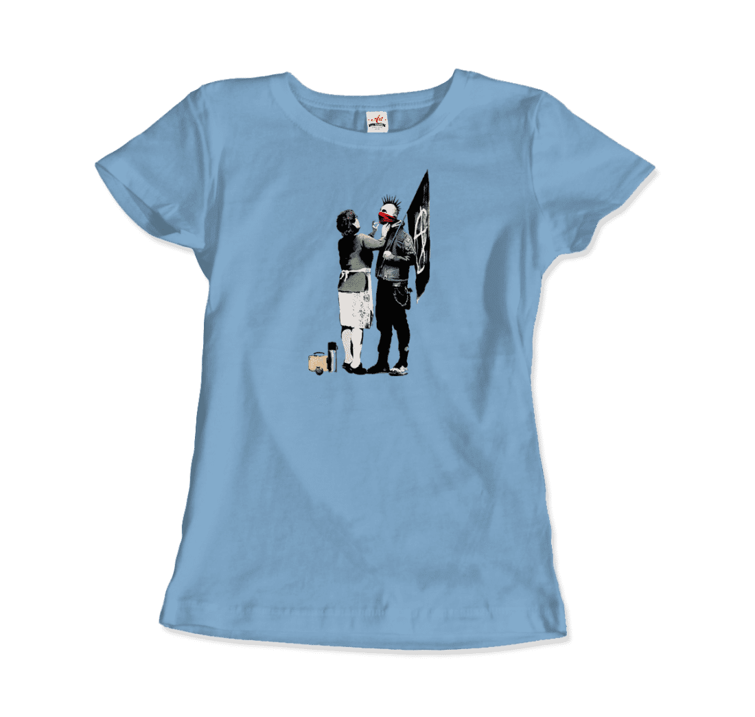 Banksy Anarchist Punk and His Mother Artwork T-Shirt