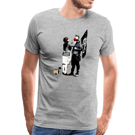 Banksy Anarchist Punk and His Mother Artwork T-Shirt