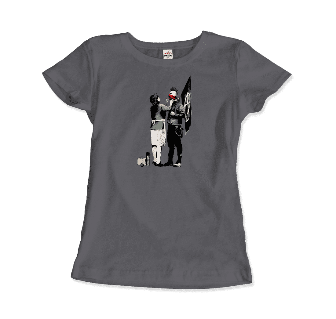 Banksy Anarchist Punk and His Mother Artwork T-Shirt