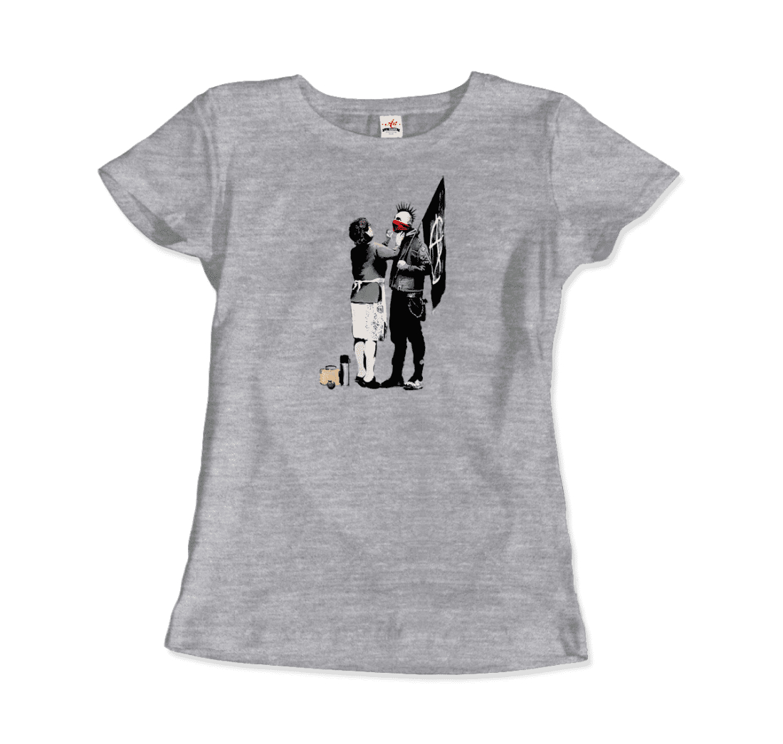 Banksy Anarchist Punk and His Mother Artwork T-Shirt