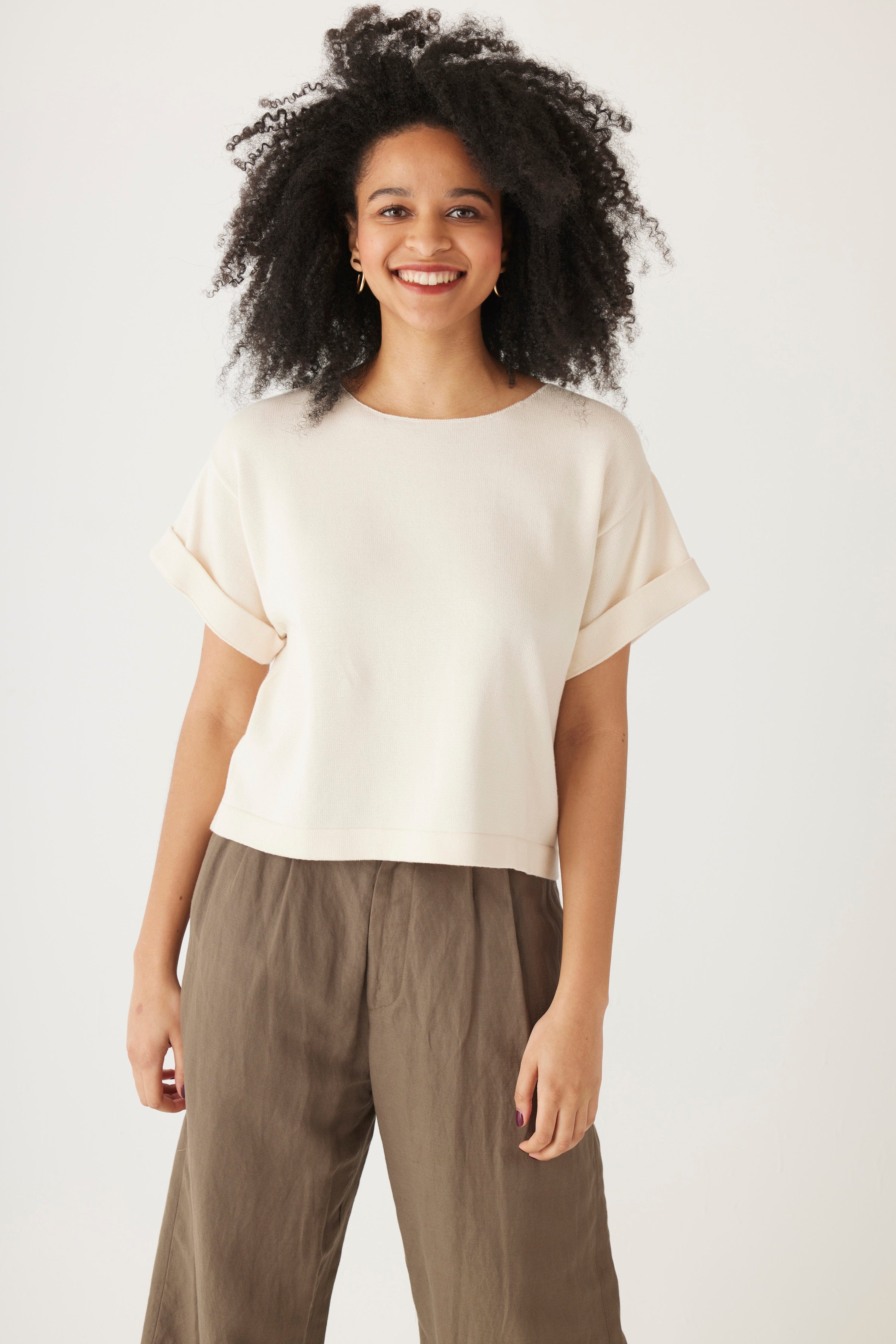 Belle Tee Pima Cotton Knit