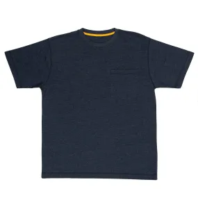 Berne Mens Space Blue Cotton Blend Lightweight Performance Tee S/S 3XL TALL