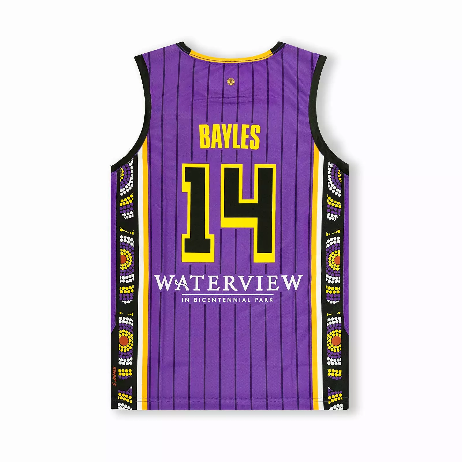 Biwali Bayles Sydney Kings NBL Home Authentic Jersey - Purple