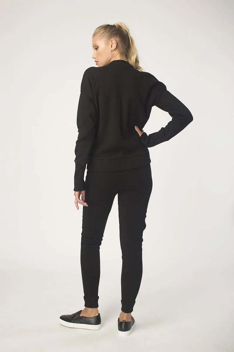 Black Easy Jogger Pants