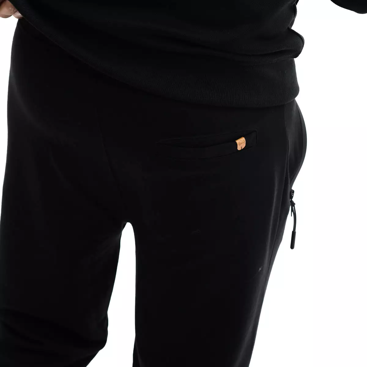 Black Slim-Fit Jogger Pants