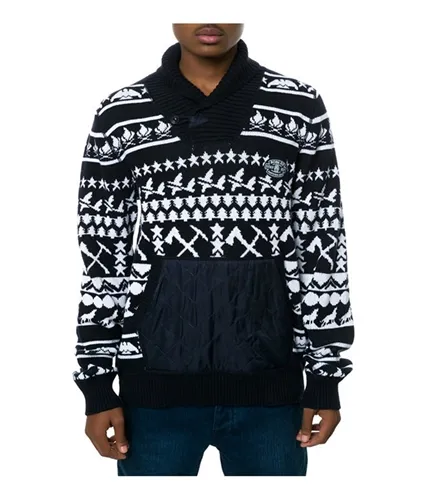 Born Fly Mens The Aviator Cardigan Sweater