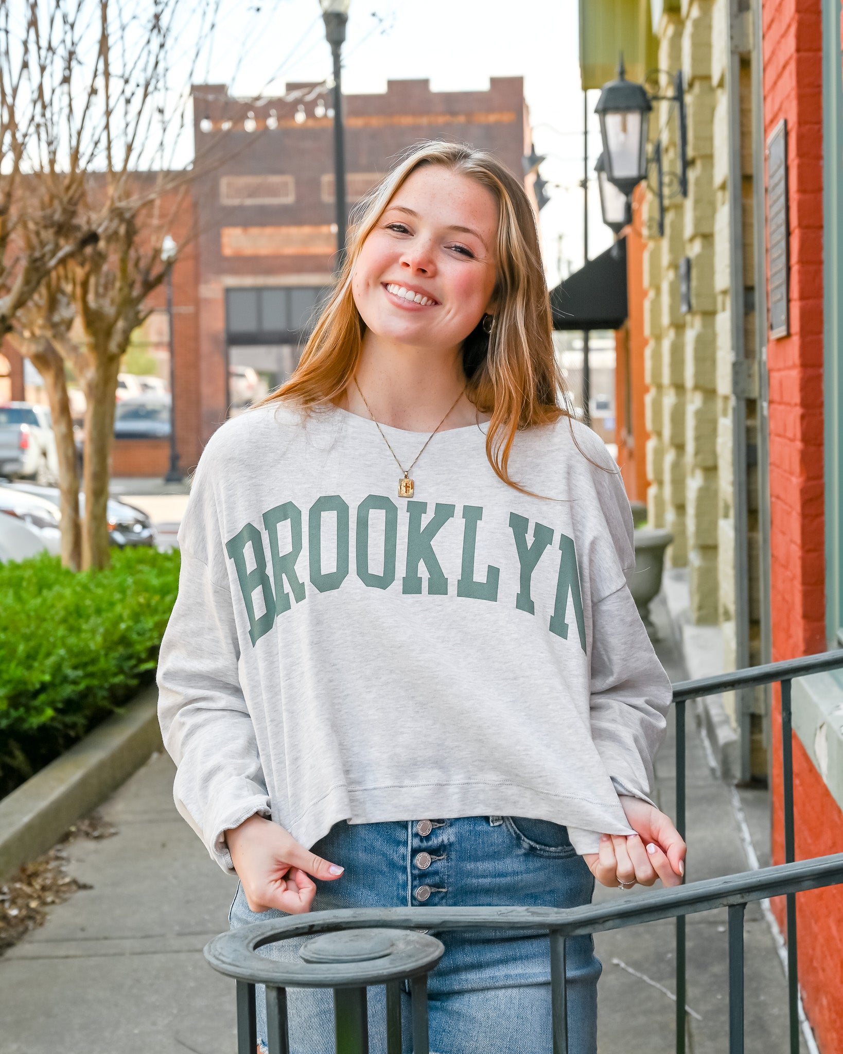 Brooklyn Long Sleeve Graphic Tee