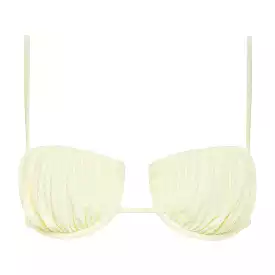 Buttercream Rib Petal Bikini Top