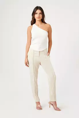 Buttoned High-Rise Pants