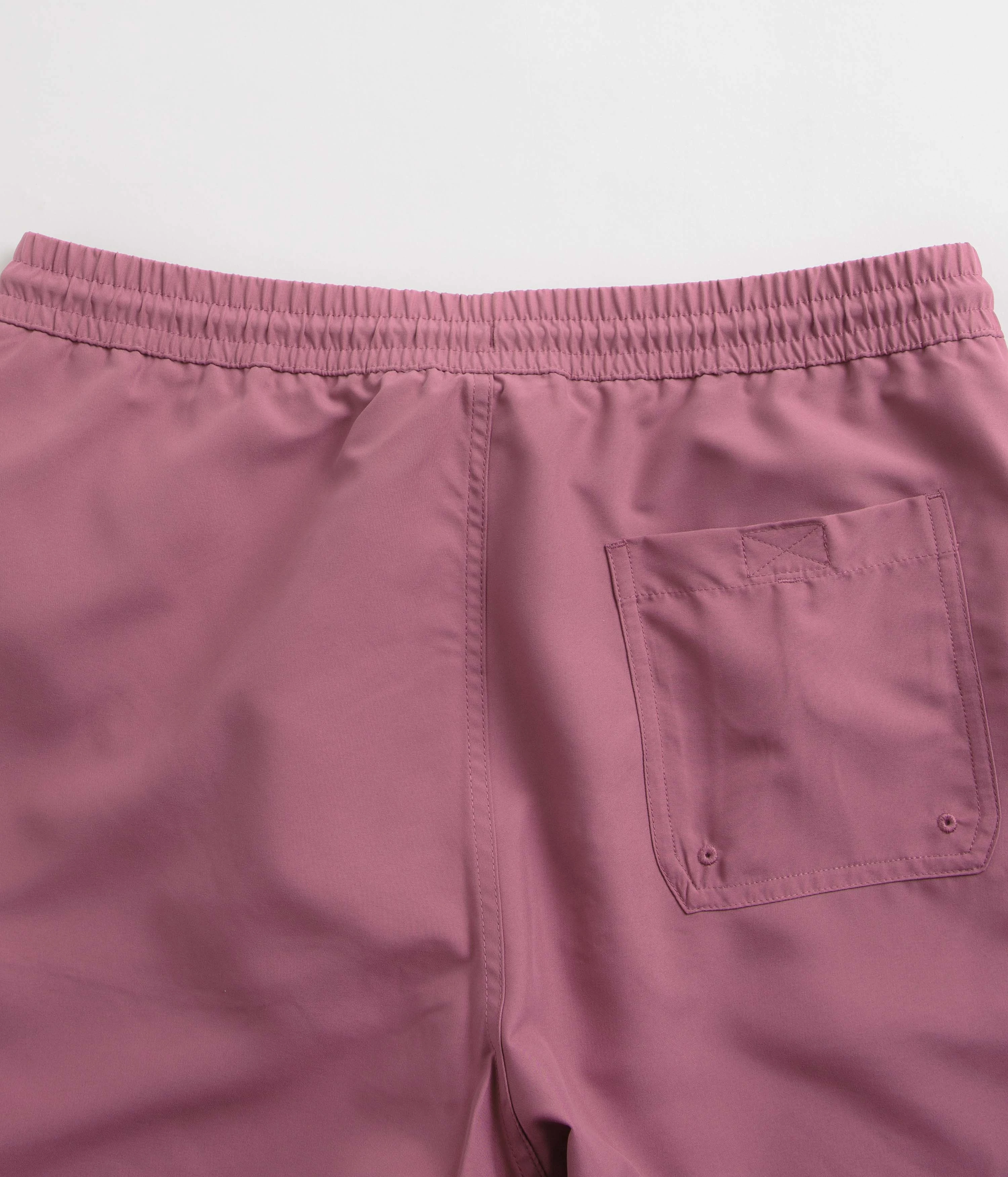 Carhartt Chase Swim Trunks - Magenta / Gold