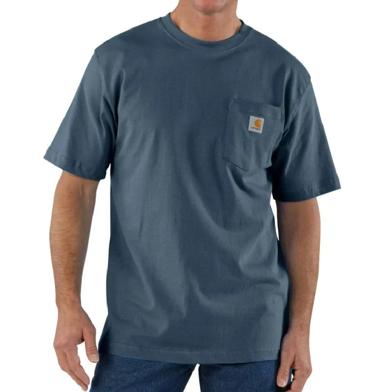 Carhartt K87 Oversized Pocket Tee Bluestone