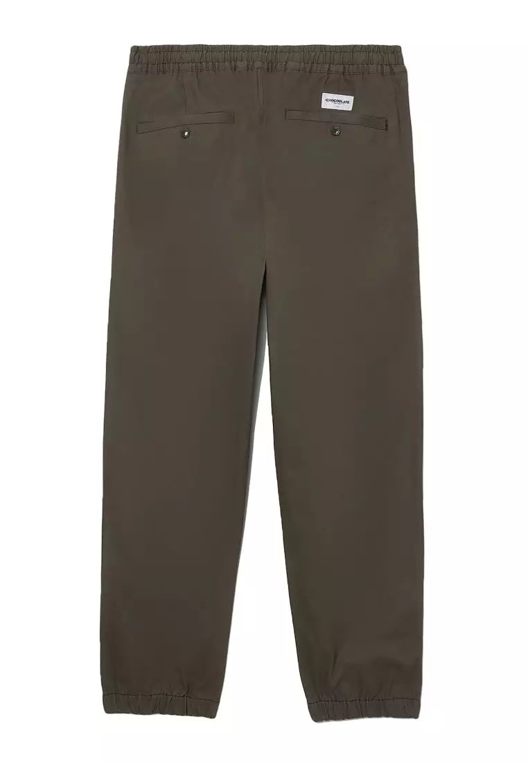 :CHOCOOLATE Patch jogger pants