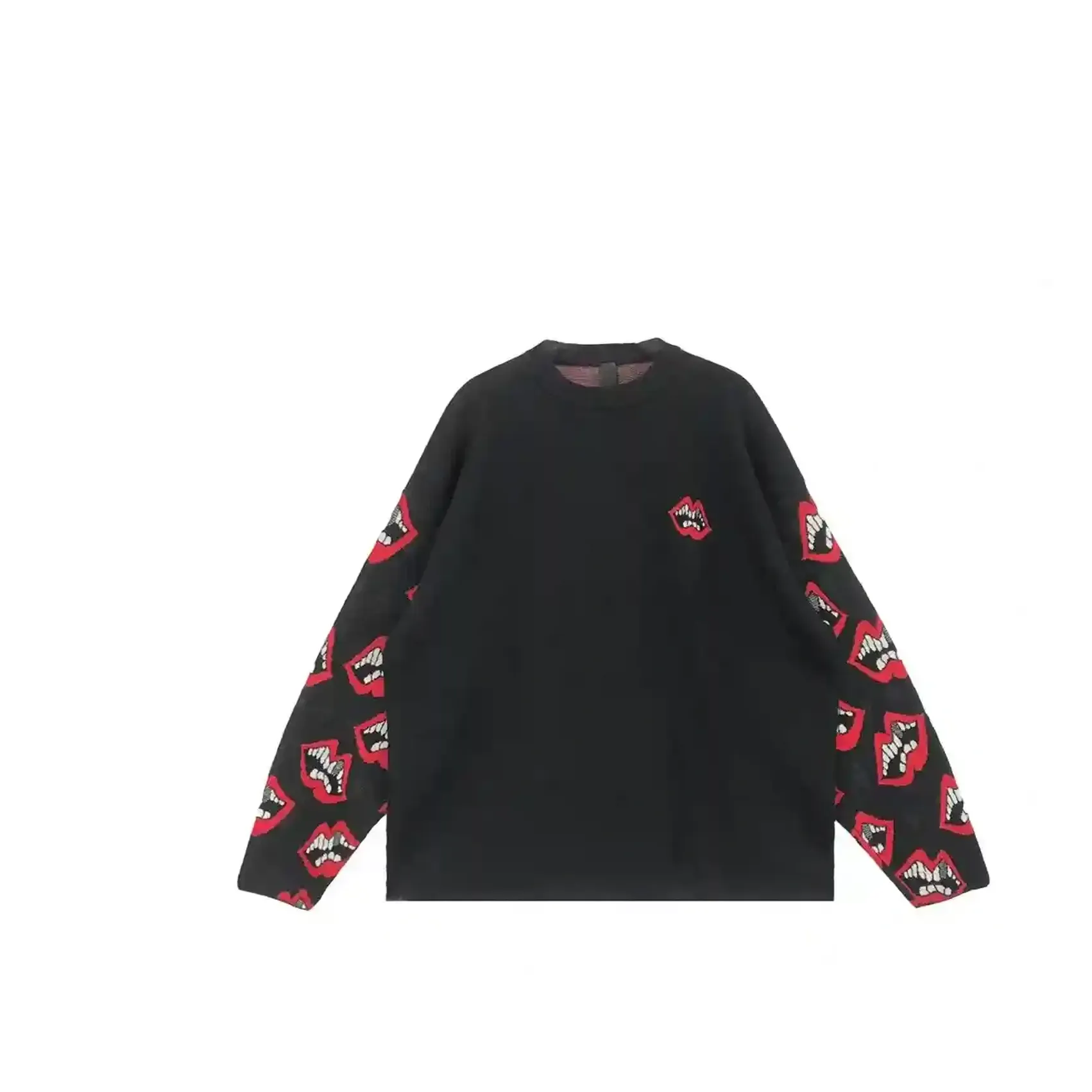 Chrome Hearts Matty Boy Chomper Lip Cross Sweater