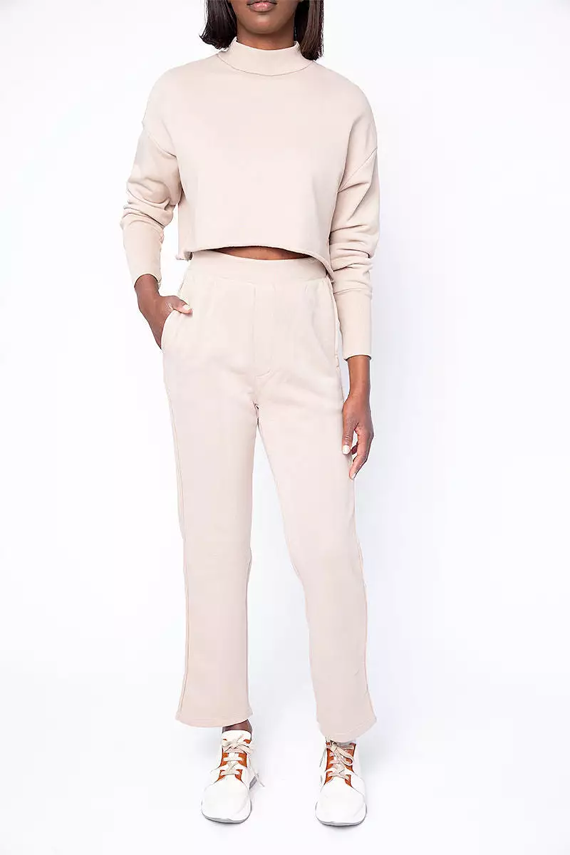 Clarence Relaxed Track Pants in Bisquet