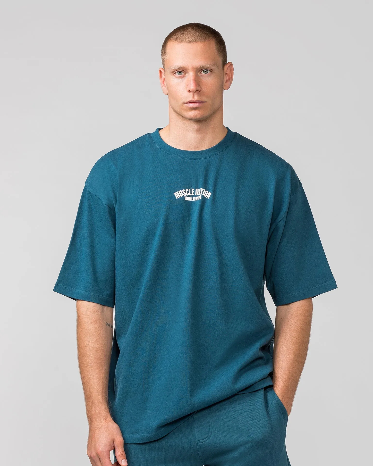 Classic Oversized Tee - Tidal Teal