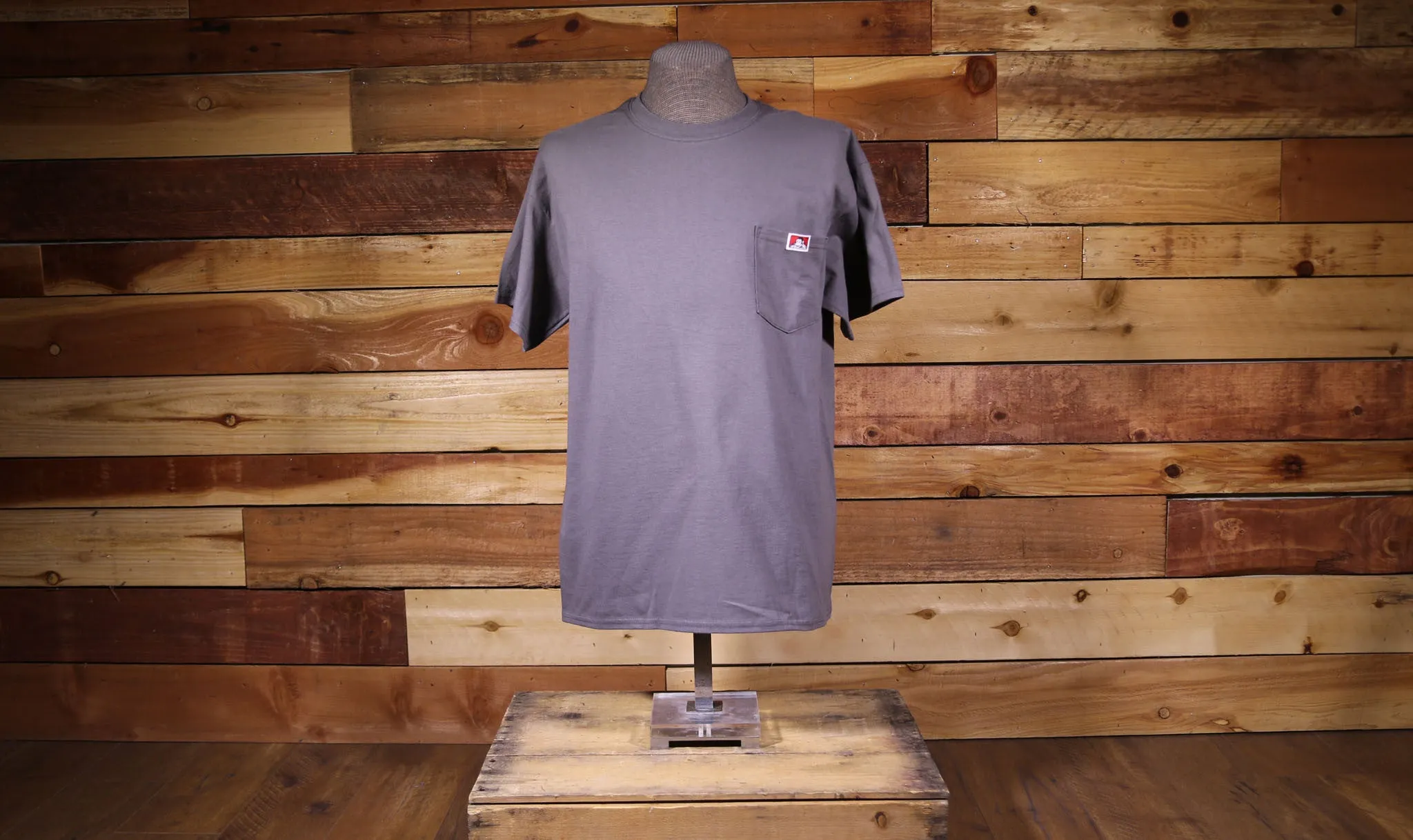 Classic Pocket Tee Charcoal