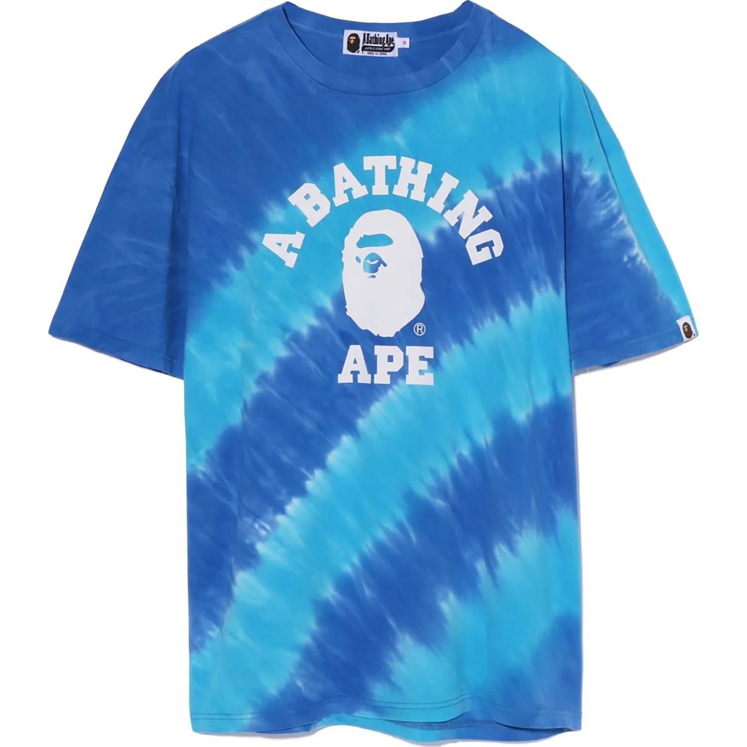 COLLEGE TIE DYE OVERSIZED TEE LADIES