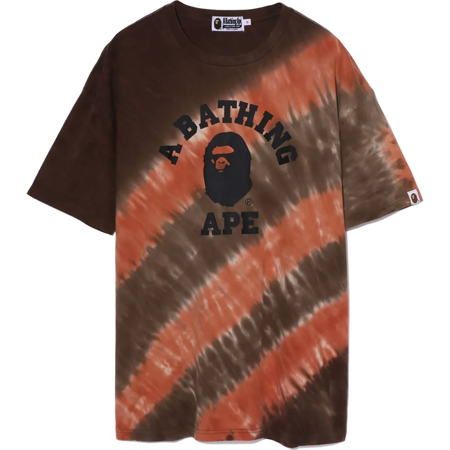 COLLEGE TIE DYE OVERSIZED TEE LADIES