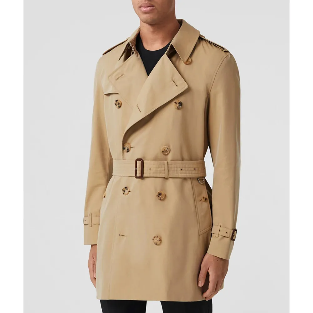 Cotton Mid-Length Trench Coat