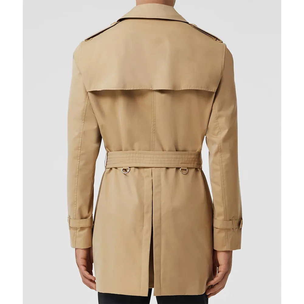 Cotton Mid-Length Trench Coat