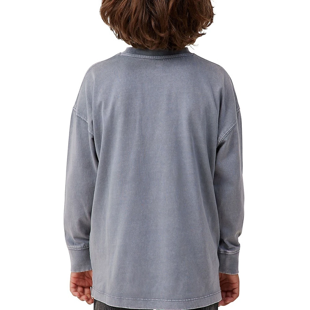 Cotton On Boy's The Essential Long-Sleeve Pocket Tee