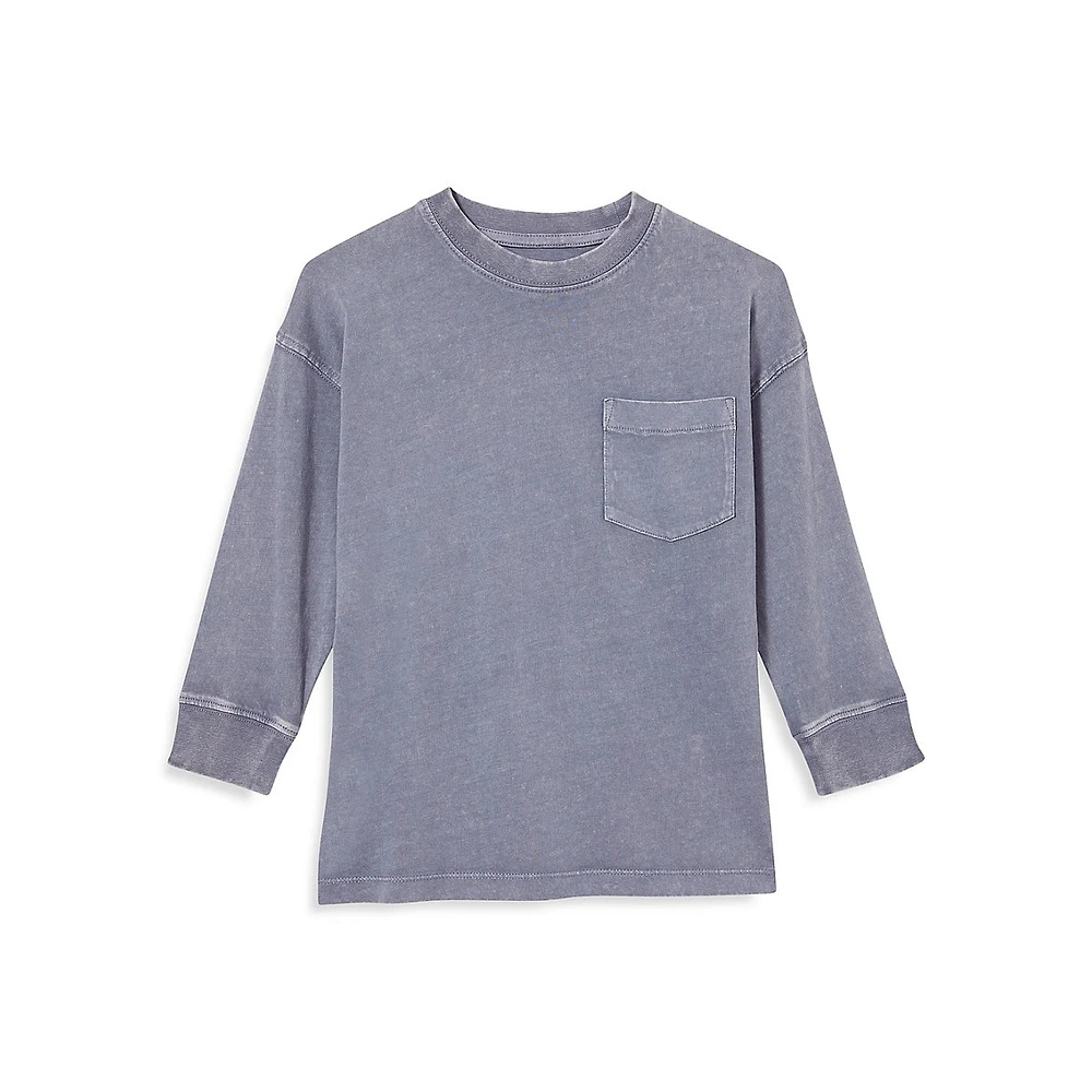 Cotton On Boy's The Essential Long-Sleeve Pocket Tee