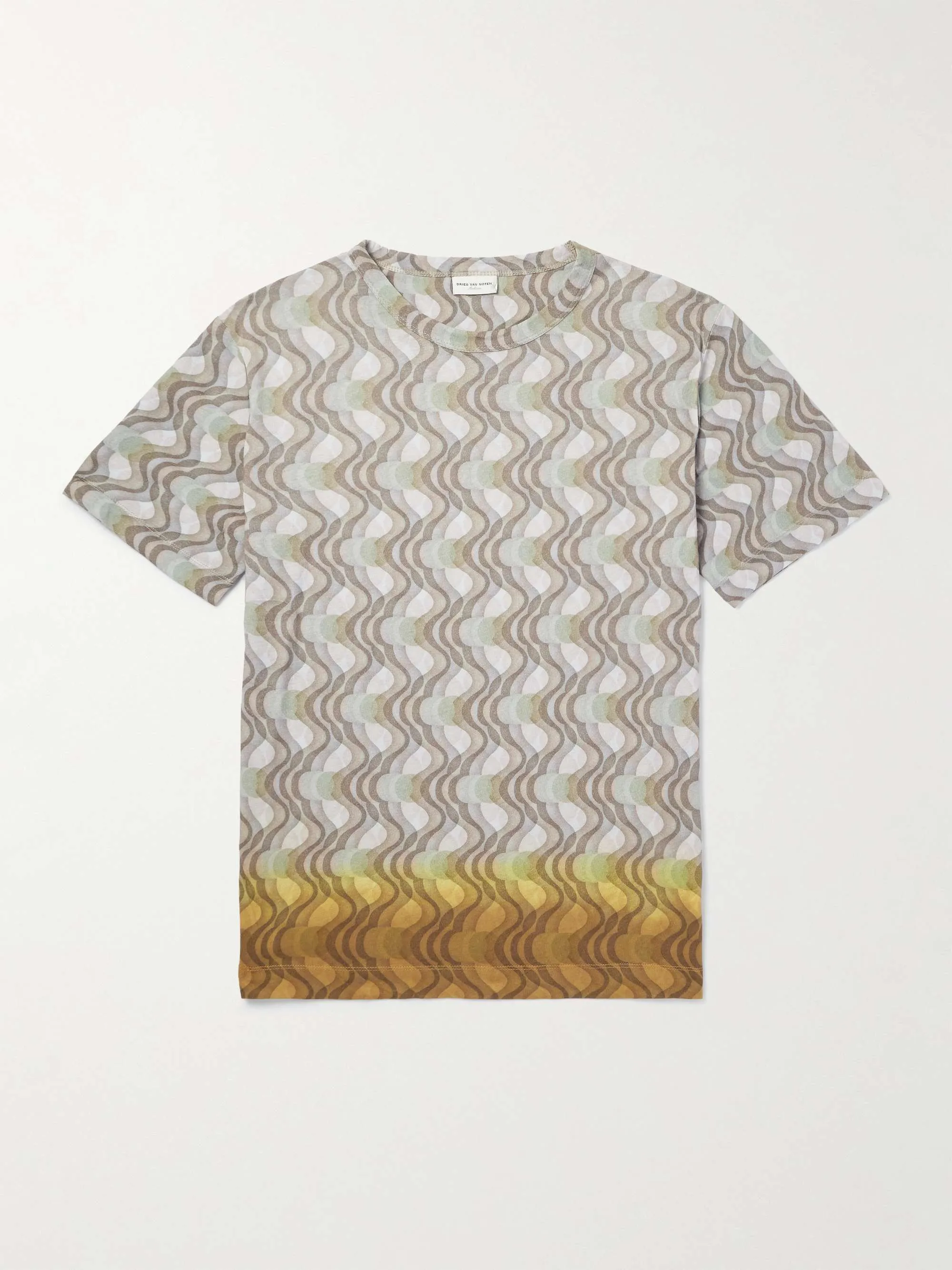 Dries Van Noten  |Printed cotton tee