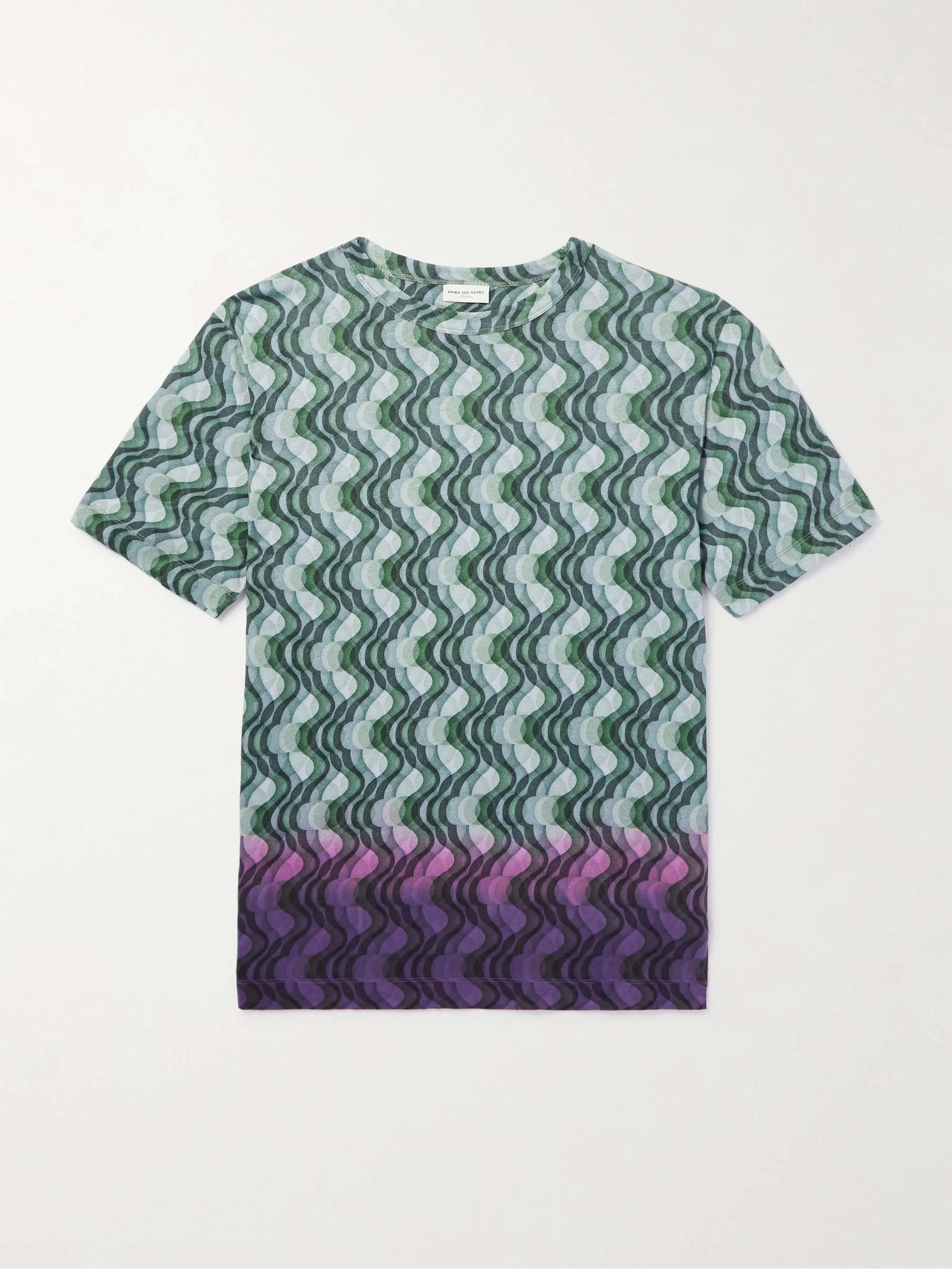 Dries Van Noten  |Printed cotton tee