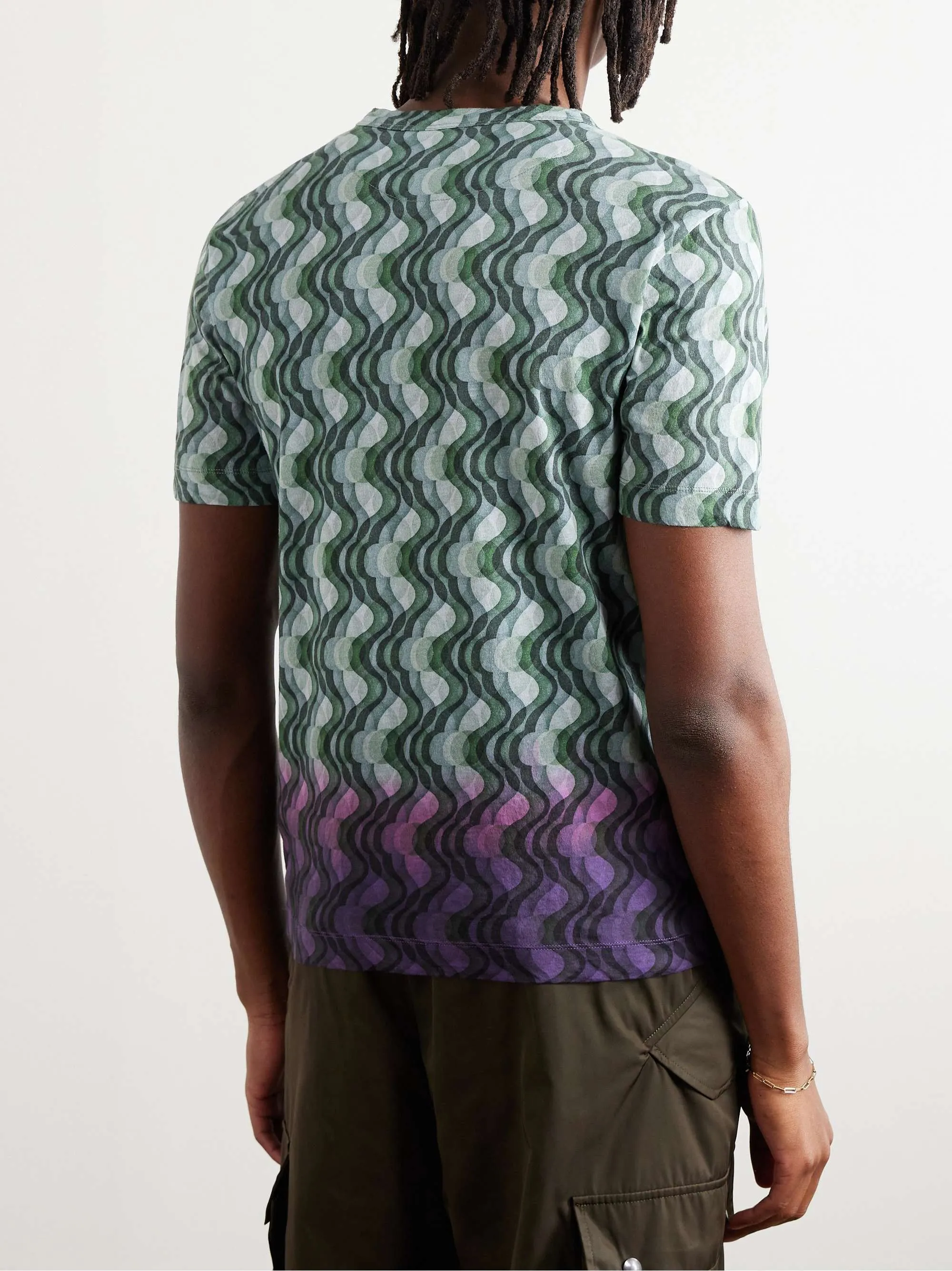 Dries Van Noten  |Printed cotton tee