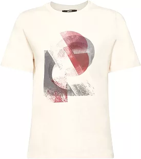 Esprit Cotton/Modal SS Print Tee- 102EO1K316