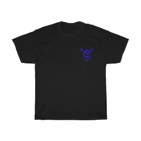 EZ MIL EMBLEM BLUE Unisex Heavy Cotton Tee