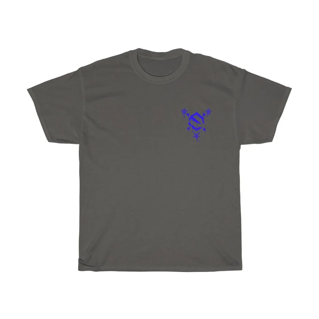 EZ MIL EMBLEM BLUE Unisex Heavy Cotton Tee