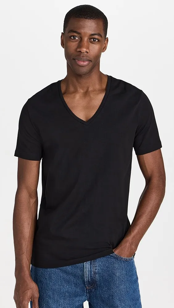 Falke   Cotton V Neck Tee 2 Pack 