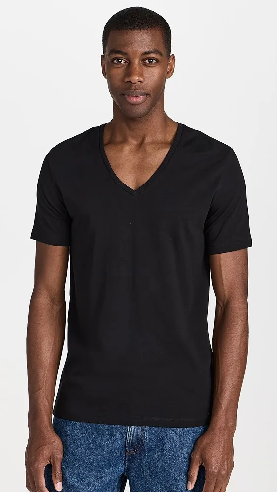 Falke   Cotton V Neck Tee 2 Pack 