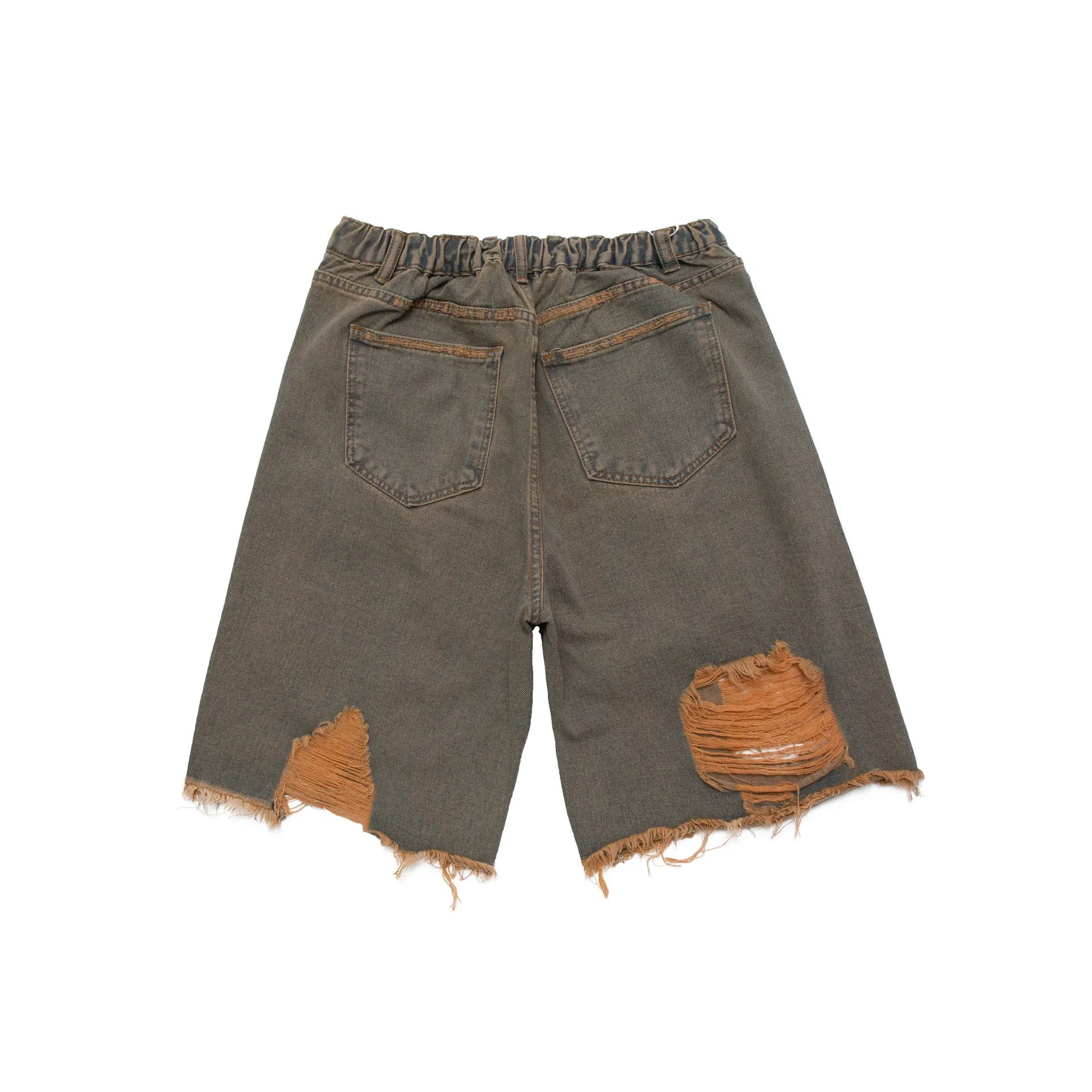 'Fallout' Ripped Denim Jean Shorts