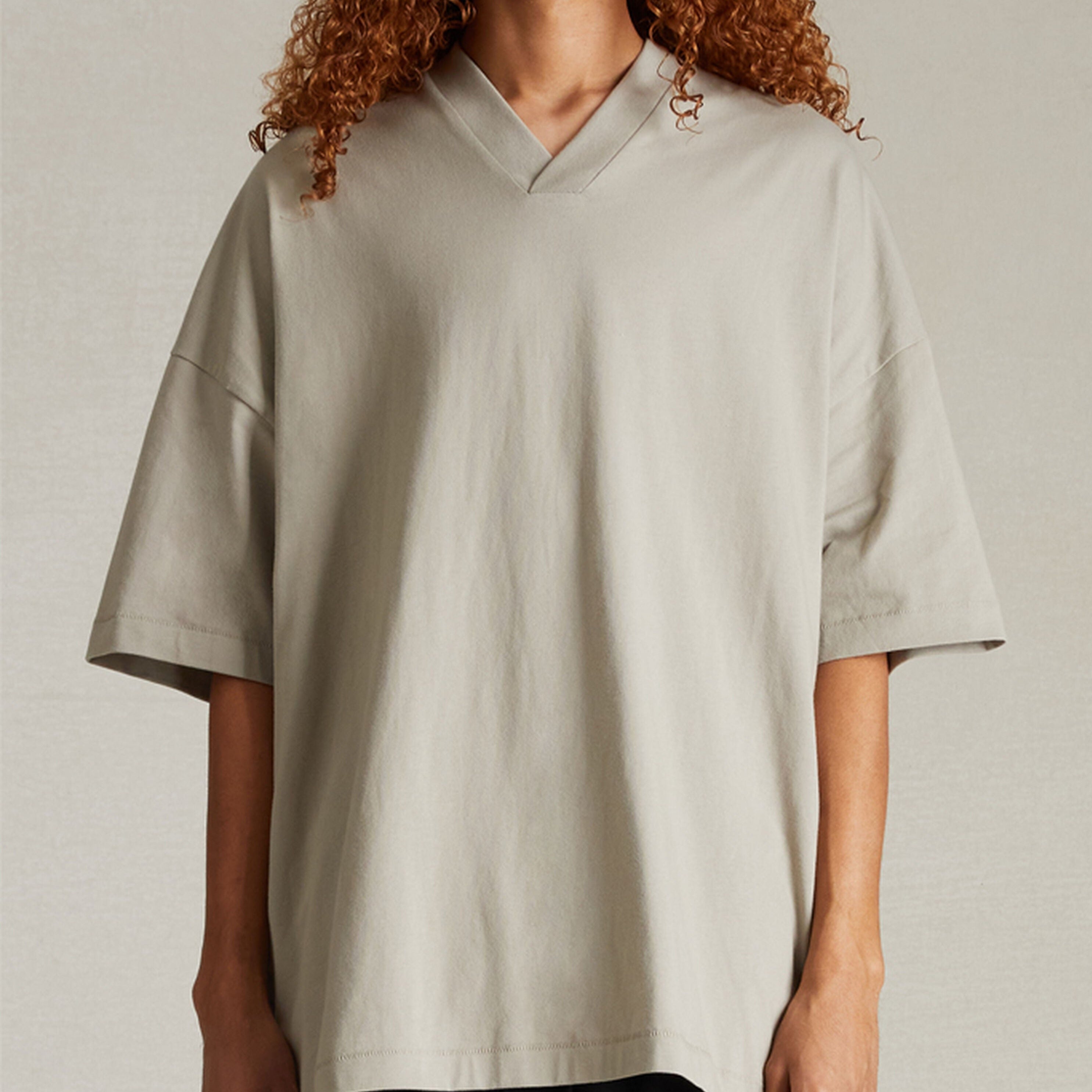 Fear of God Essentials Back Applique V-Neck Tee Seal (Oversized)