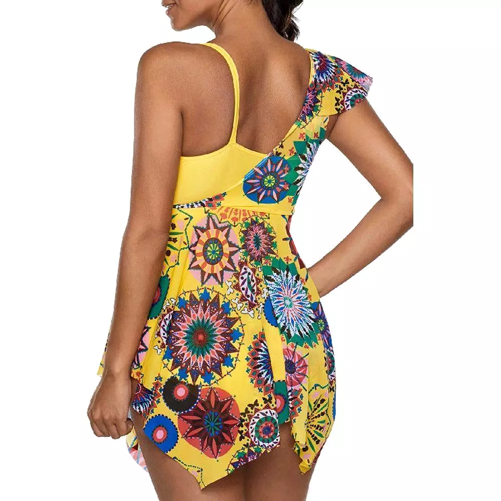 Floral One-Piece Swimwear