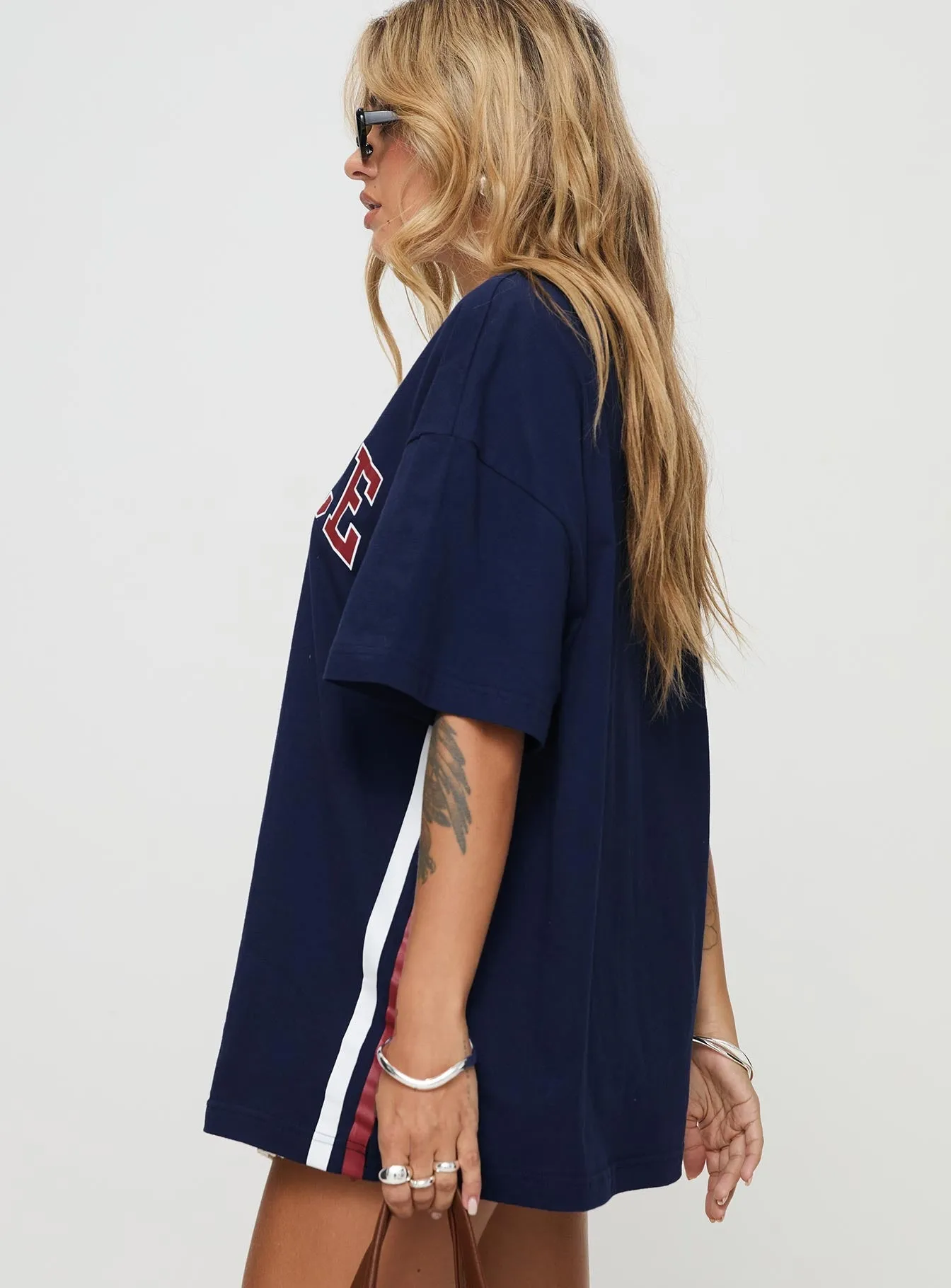 Goal France Oversized Tee Blue