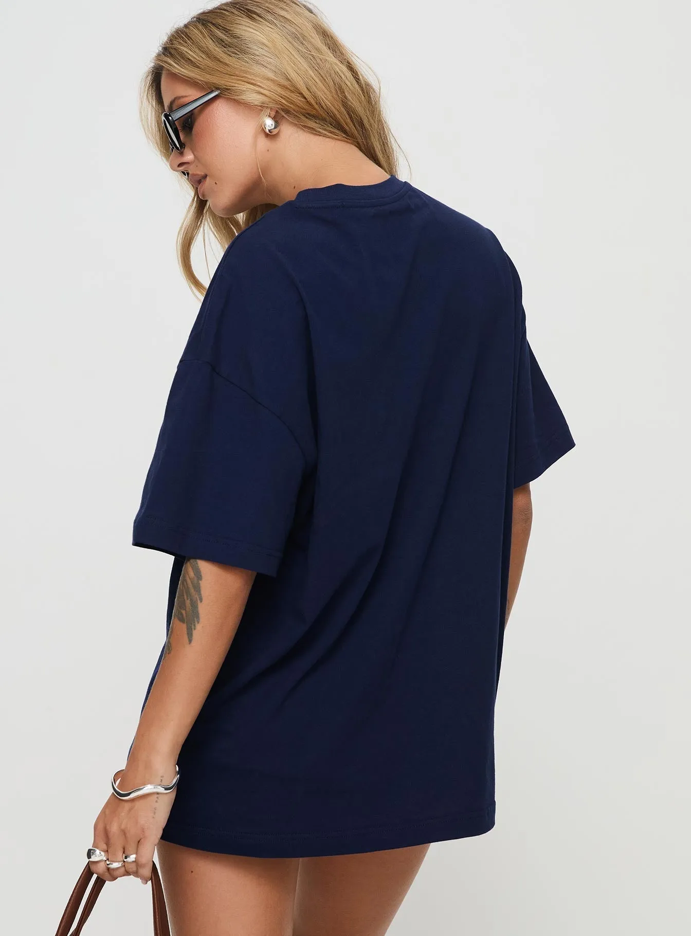 Goal France Oversized Tee Blue