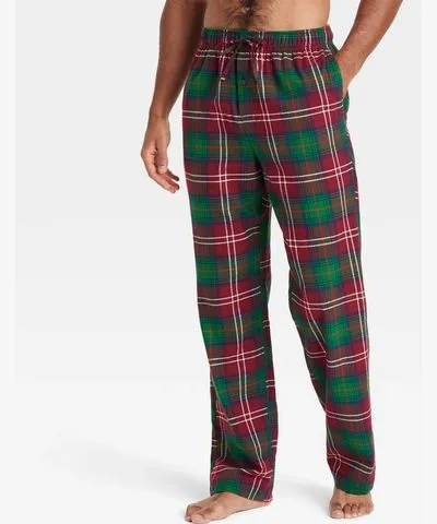 Goodfellow & Co Men's Plaid Family Pajama Pants - Goodfellow & Co™ Red/Green